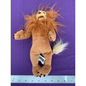 Warner Brothers 1998 Cowardly Lion Wizard of Oz 10 Inch Bean Bag Plush Stuffed A